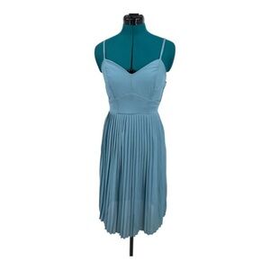 Bailey Blue Pleated bailarina‎ Dress